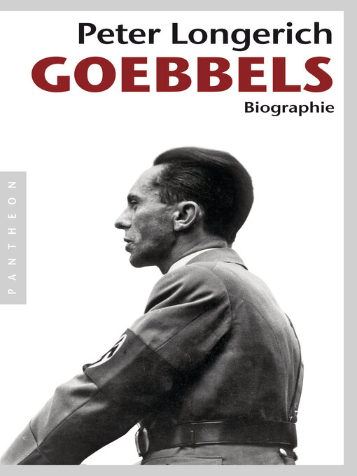 Title details for Joseph Goebbels by Peter Longerich - Wait list